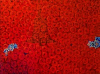 G. N. Qazi, Fragrance of Peace-1, 36 x 54 inch, Acrylic On Canvas, AC-GNQ-111